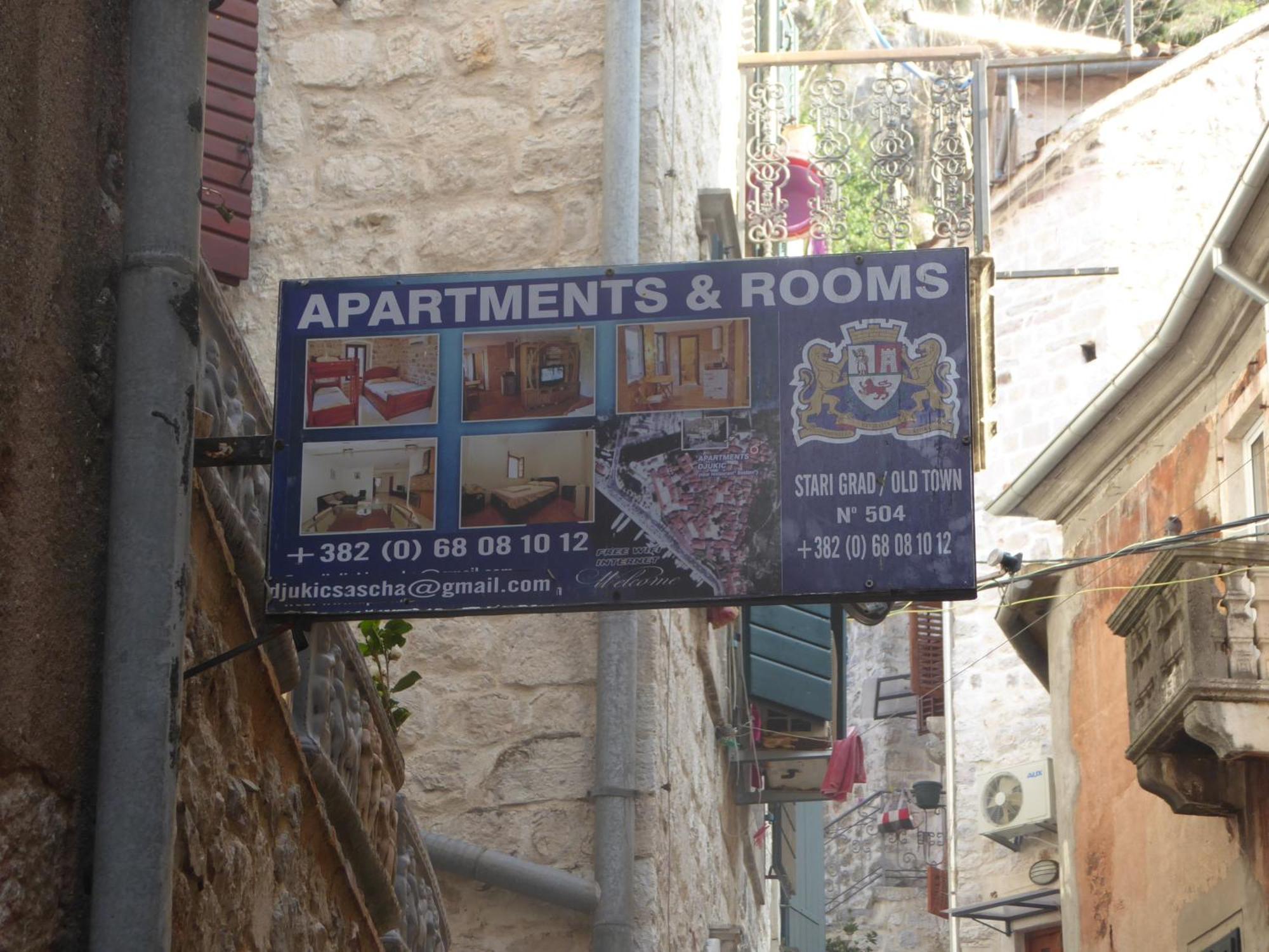Apartments Dukic Kotor Extérieur photo